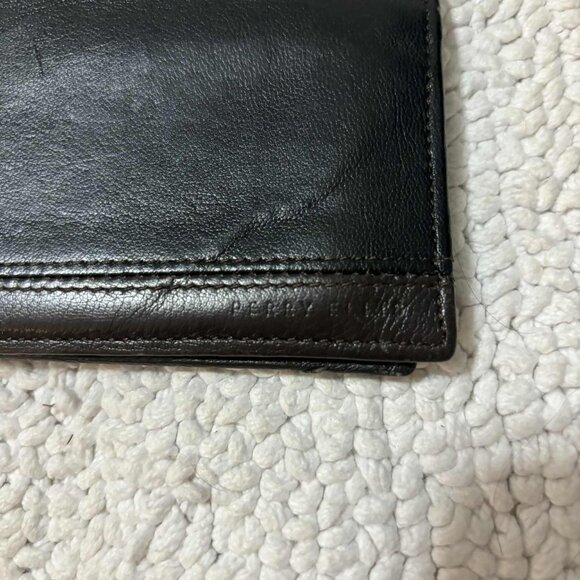 Men's Pre-Owned Black & Brown Perry Ellis Wallet/Billfold - Picture 3 of 4